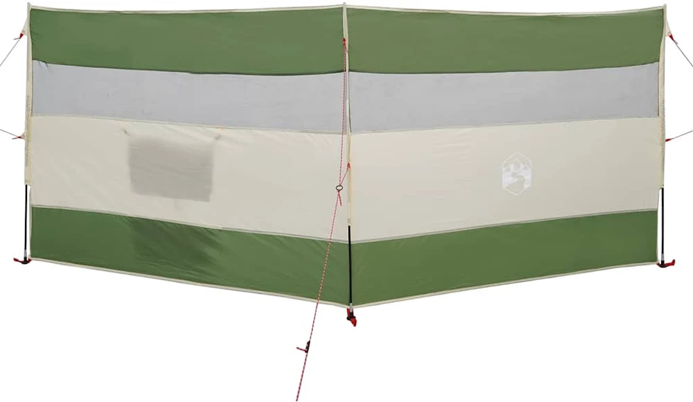 Camping Windbreak Žalias 340x130 cm Atsparus vandeniui