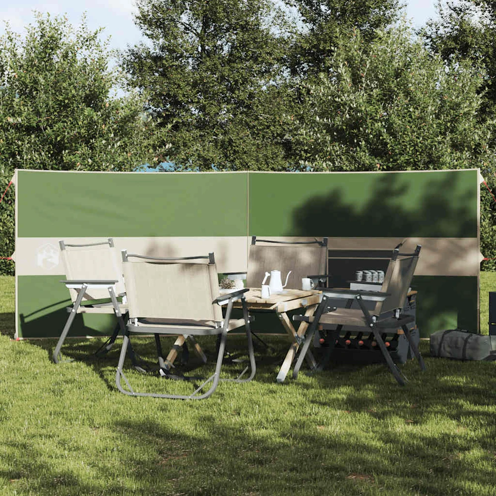 Camping Windbreak Žalias 344x120 cm Atsparus vandeniui