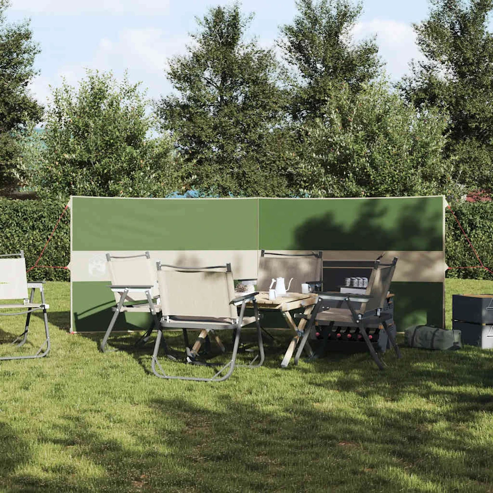 Camping Windbreak Žalias 344x120 cm Atsparus vandeniui