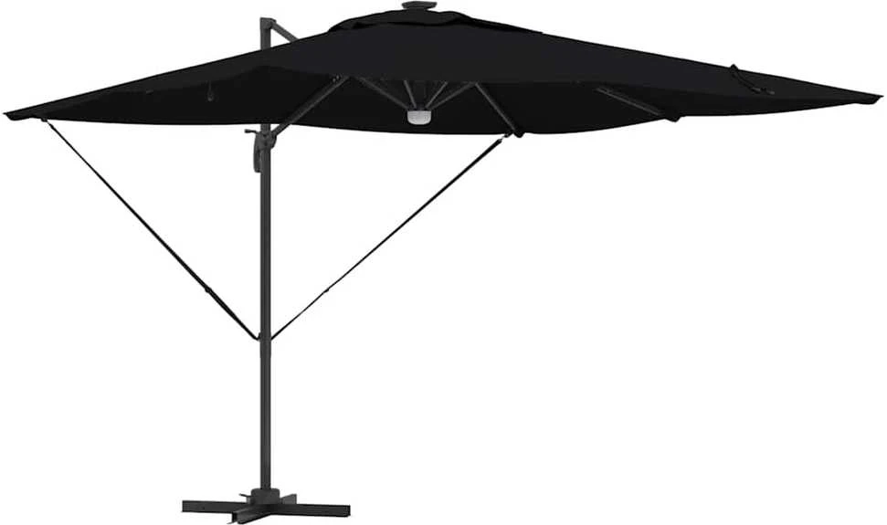 Roma Parasol Juoda 286 x 284 x 270 cm Aliuminis ir poliesteris
