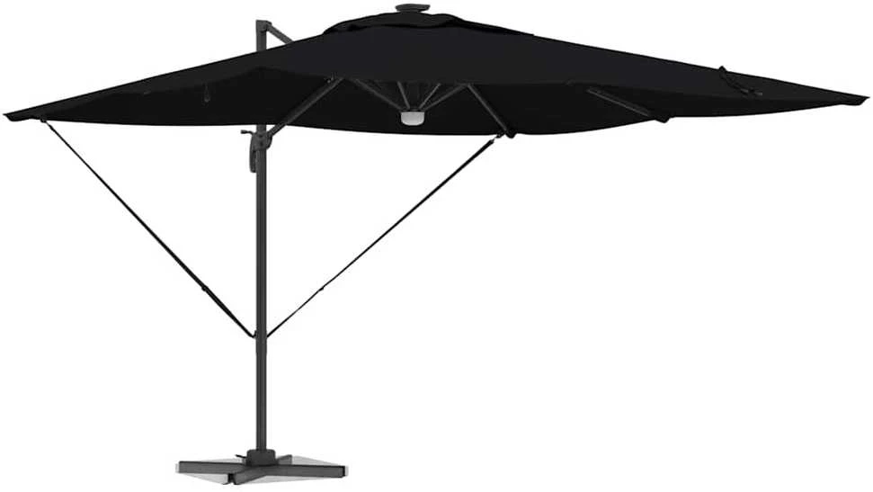 Roma Parasol Juoda 286 x 284 x 270 cm Aliuminis ir poliesteris