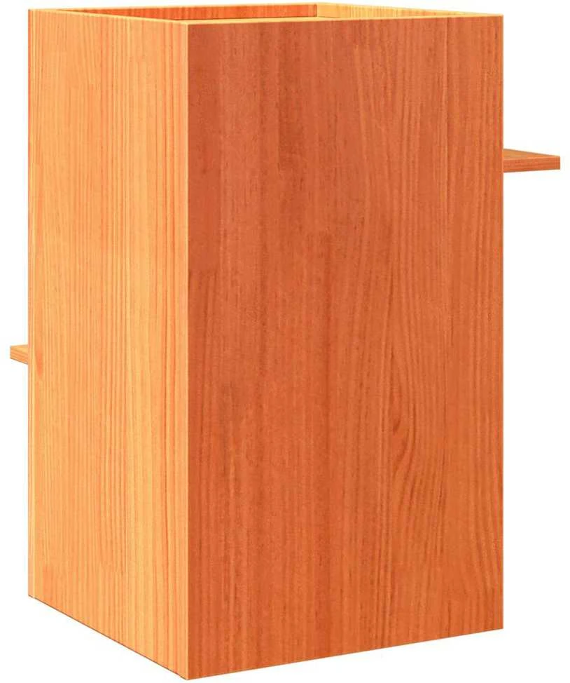 Cat House Wax Ruda 43x43x60 cm Pušies masyvo