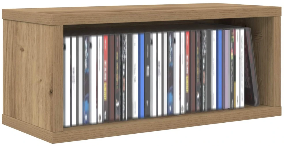 CD saugojimo stovas 2 vnt. Artisano ąžuolo 40 x 17 x 17 cm
