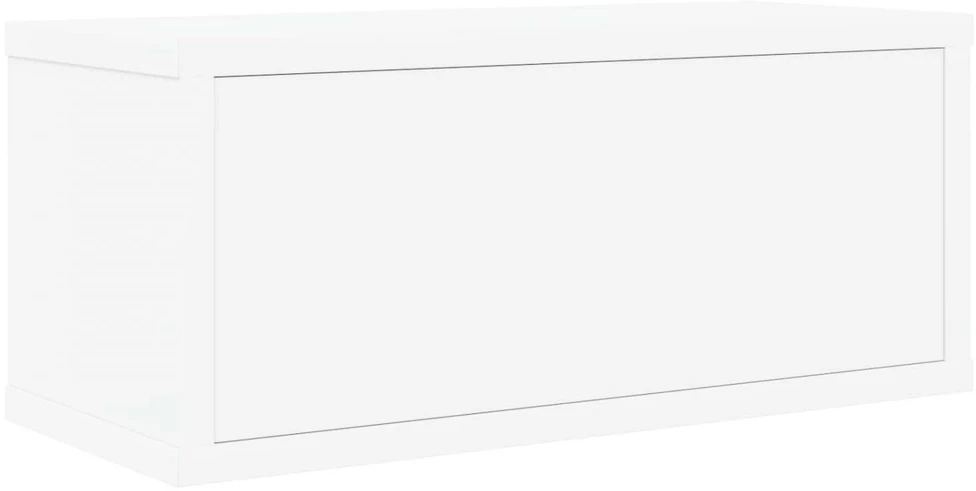 CD saugojimo stovas 2 vnt. Balta 40 x 17 x 17 cm