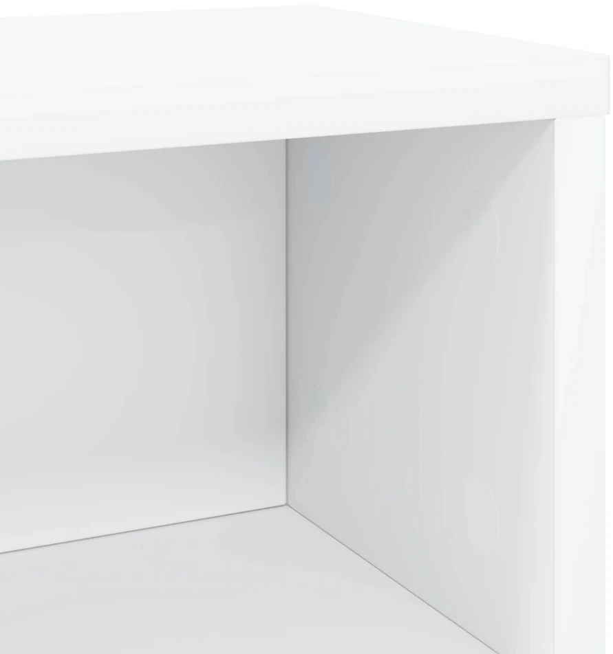 CD saugojimo stovas 2 vnt. Balta 40 x 17 x 17 cm
