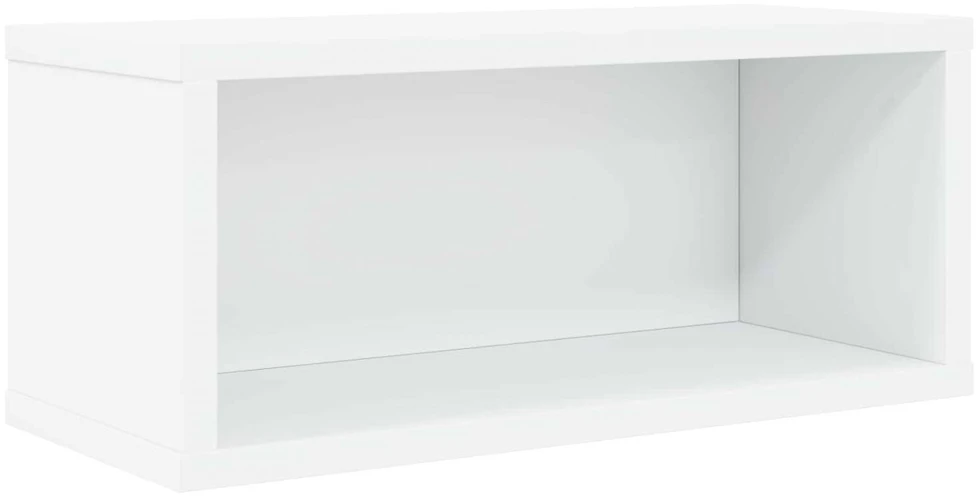 CD saugojimo stovas 2 vnt. Balta 40 x 17 x 17 cm