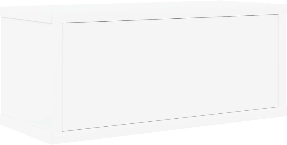 CD saugojimo stovas 2 vnt. Balta 40 x 17 x 17 cm