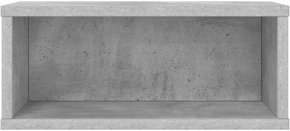 CD saugojimo stovas 2 vnt. Betono pilka 40 x 17 x 17 cm