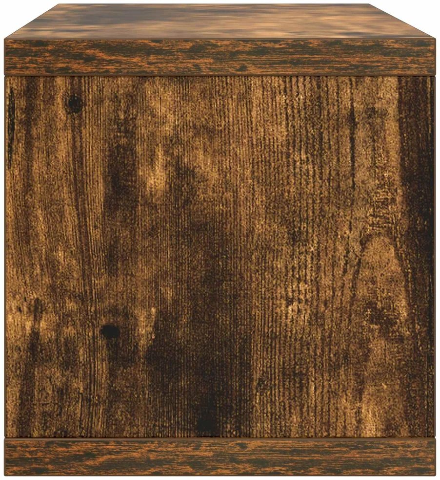 CD saugojimo stovas 2 vnt. Dūminio ąžuolo 40 x 17 x 17 cm