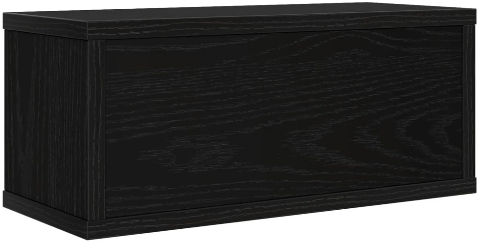 CD saugojimo stovas 2 vnt. Juodojo ąžuolo 40 x 17 x 17 cm