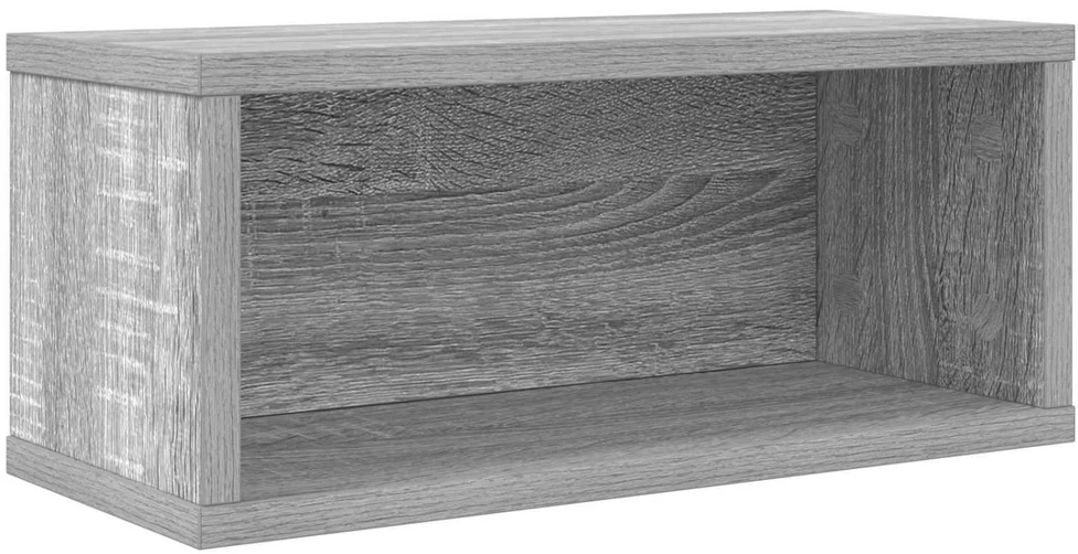 CD saugojimo stovas 2 vnt. Pilka Sonoma 40 x 17 x 17 cm