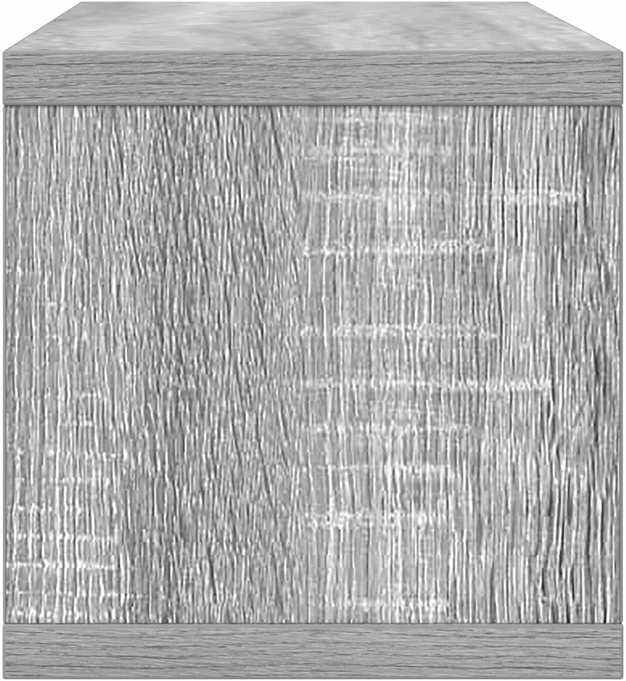 CD saugojimo stovas 2 vnt. Pilka Sonoma 40 x 17 x 17 cm