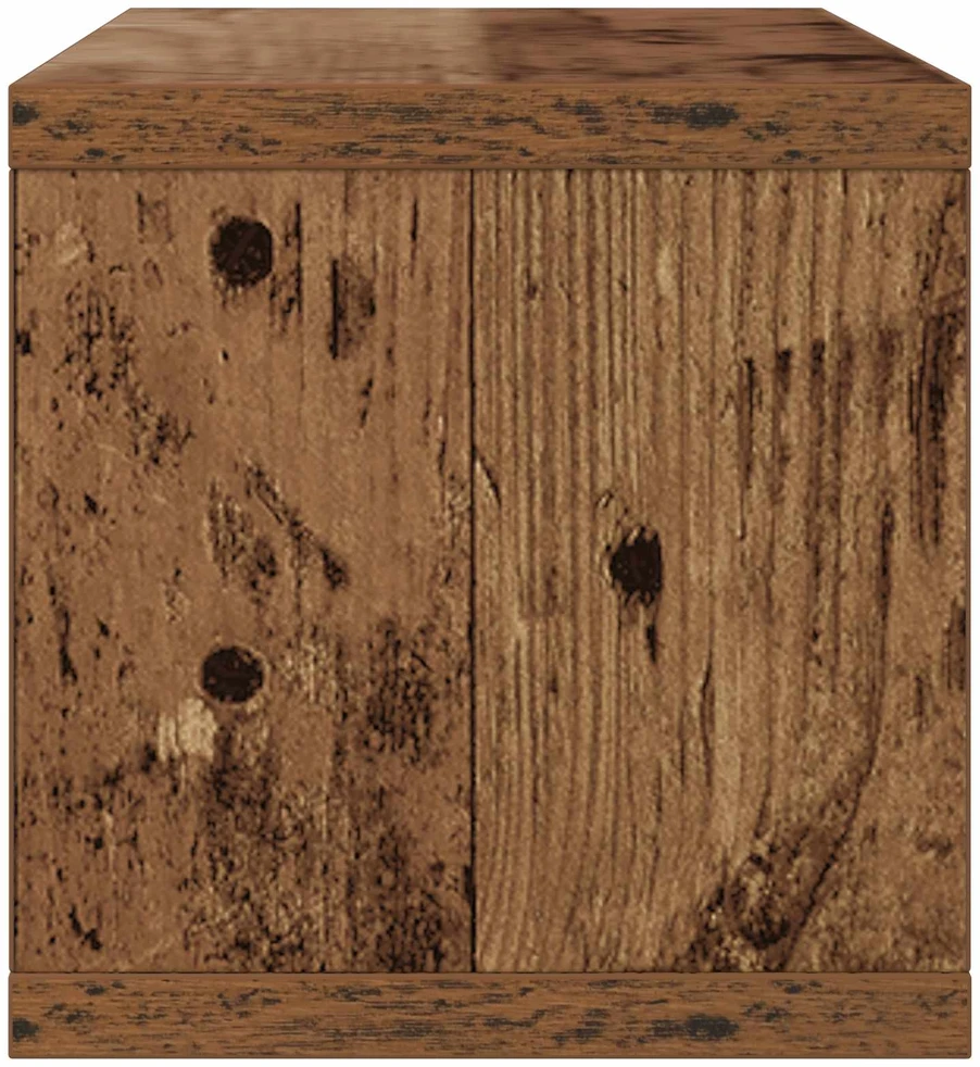 CD saugojimo stovas 2 vnt. Ąžuolo mediena 40 x 17 x 17 cm