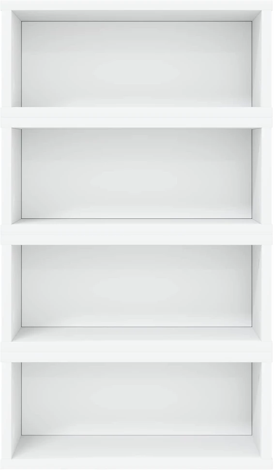 CD saugojimo stovas 4 vnt. Balta 40 x 17 x 17 cm