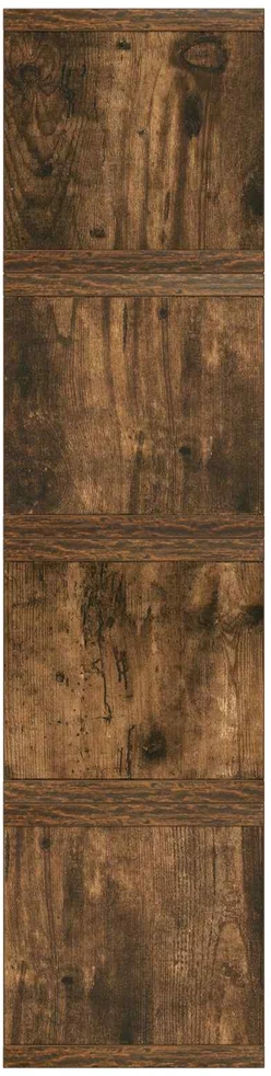 CD saugojimo stovas 4 vnt. Dūminio ąžuolo 40 x 17 x 17 cm