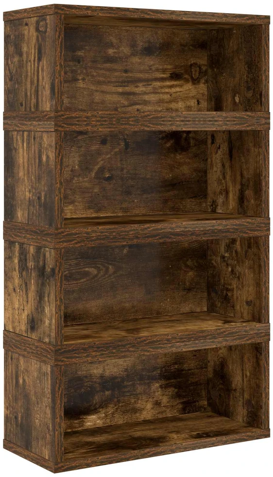 CD saugojimo stovas 4 vnt. Dūminio ąžuolo 40 x 17 x 17 cm