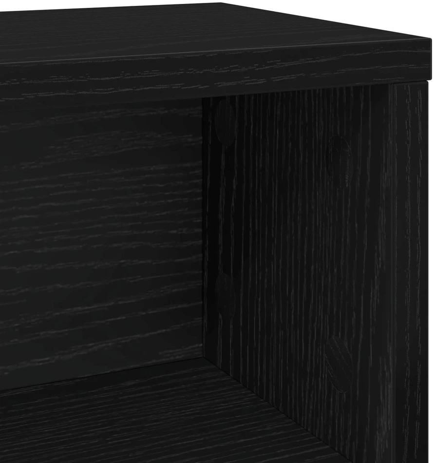 CD saugojimo stovas 4 vnt. Juodojo ąžuolo 40 x 17 x 17 cm