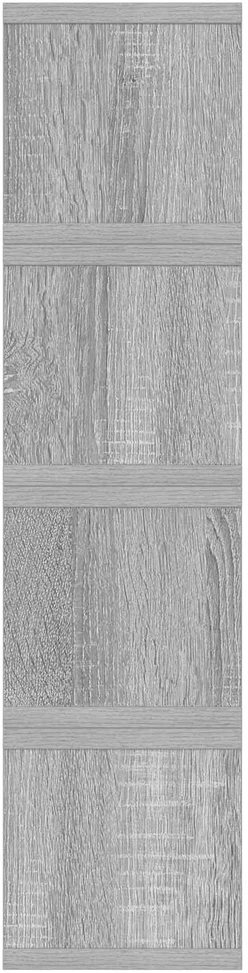 CD saugojimo stovas 4 vnt. Pilka Sonoma 40 x 17 x 17 cm