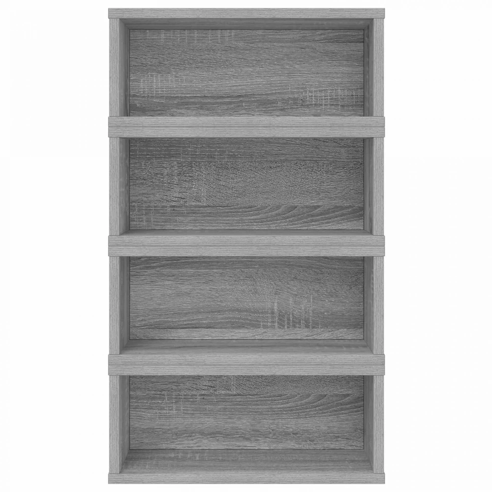 CD saugojimo stovas 4 vnt. Pilka Sonoma 40 x 17 x 17 cm