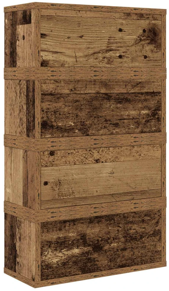 CD saugojimo stovas 4 vnt. Ąžuolo mediena 40 x 17 x 17 cm