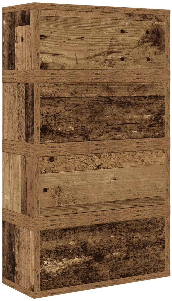 CD saugojimo stovas 4 vnt. Ąžuolo mediena 40 x 17 x 17 cm