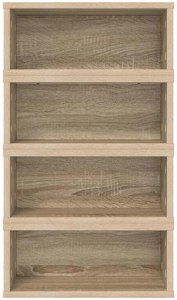 CD saugojimo stovas 4 vnt. Sonoma ąžuolas 40 x 17 x 17 cm