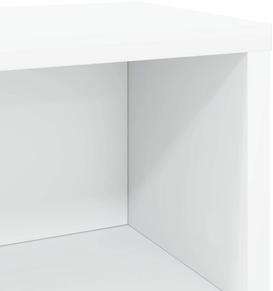 CD saugojimo stovas Balta 40 x 17 x 17 cm Apdirbta mediena