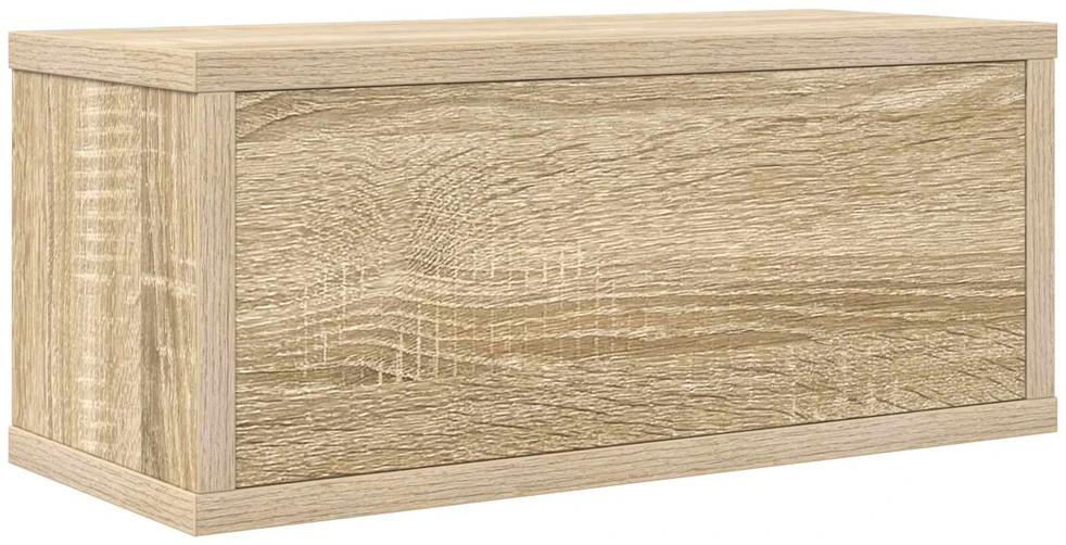 CD saugojimo stovas Sonoma ąžuolas 40 x 17 x 17 cm