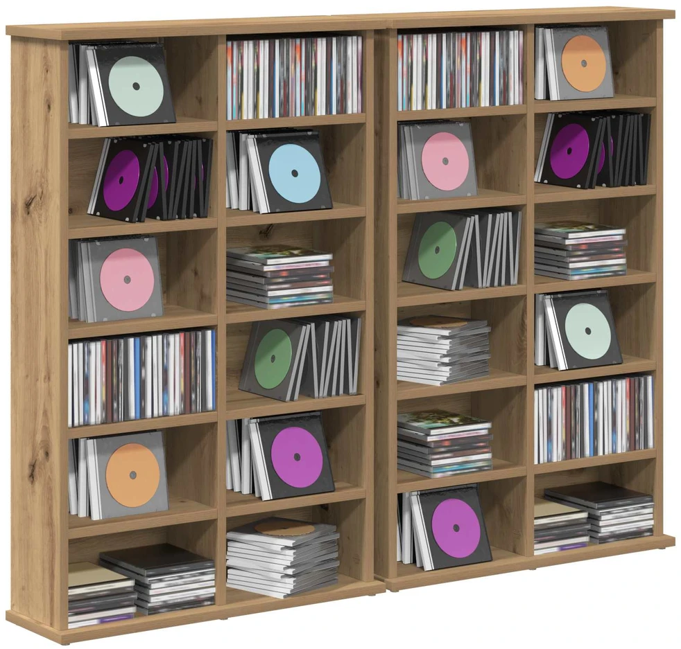CD spinta 2 vnt. Artisano ąžuolo 60 x 17 x 92 cm