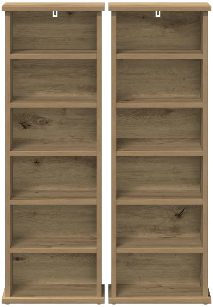 CD spinta 2 vnt. Artisano ąžuolo 60 x 17 x 92 cm