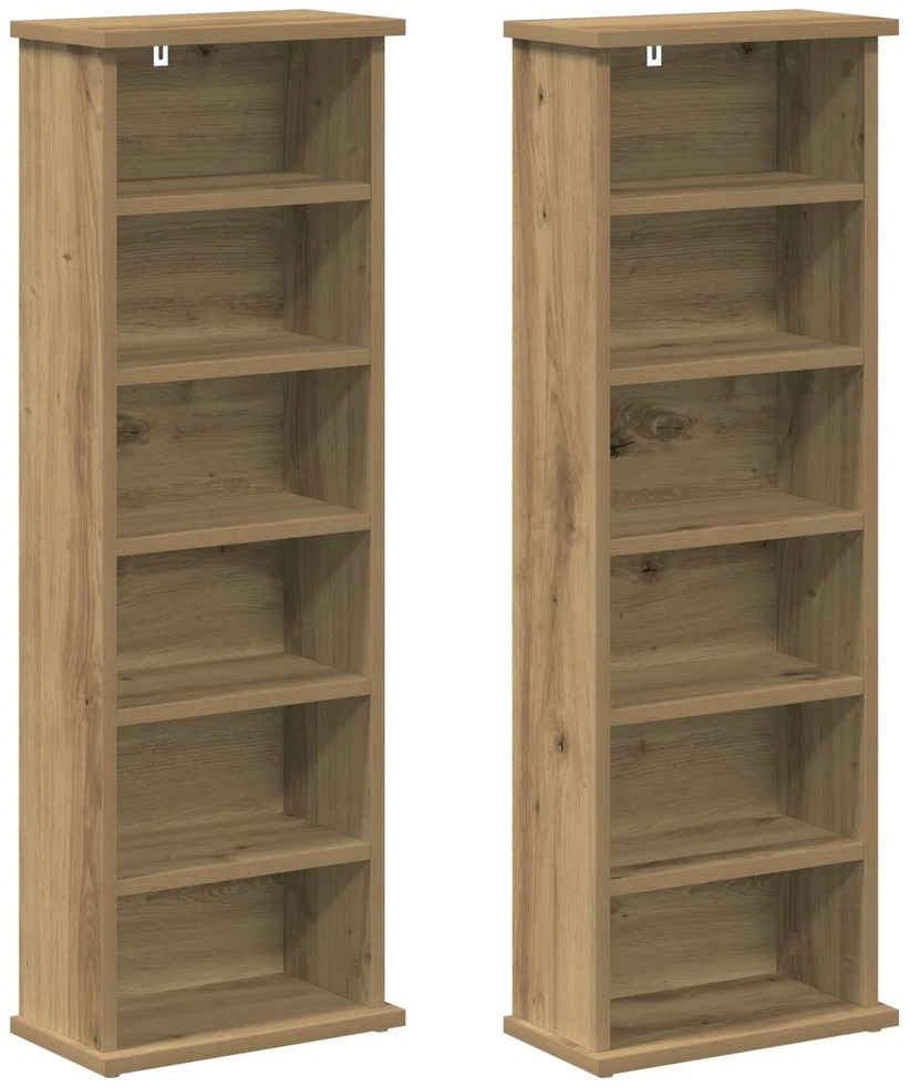 CD spinta 2 vnt. Artisano ąžuolo 60 x 17 x 92 cm