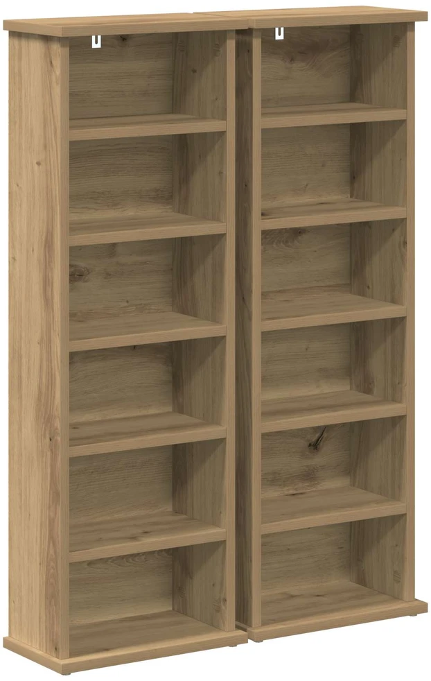 CD spinta 2 vnt. Artisano ąžuolo 60 x 17 x 92 cm