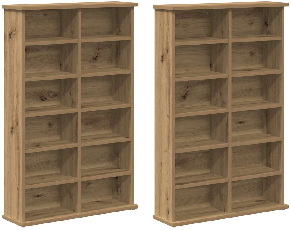 CD spinta 2 vnt. Artisano ąžuolo 60 x 17 x 92 cm