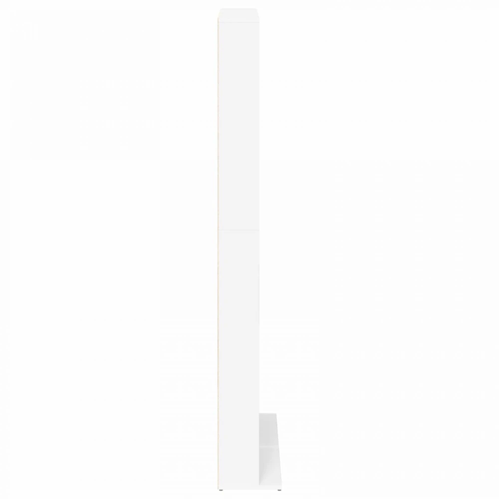 CD spinta 2 vnt. Balta 33 x 23,5 x 175 cm Apdirbta mediena