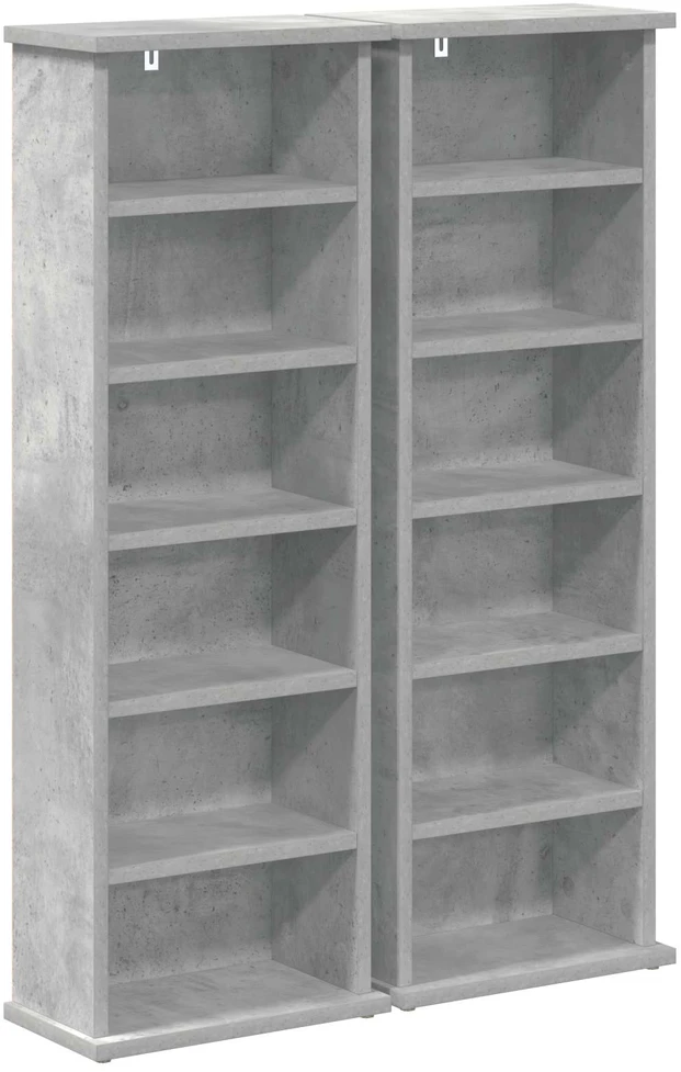 CD spinta 2 vnt. Betono pilka 60 x 17 x 92 cm Apdirbta mediena