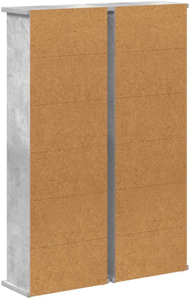 CD spinta 2 vnt. Betono pilka 60 x 17 x 92 cm Apdirbta mediena