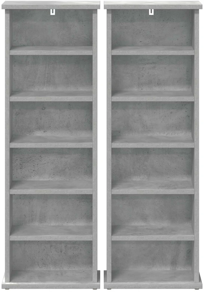 CD spinta 2 vnt. Betono pilka 60 x 17 x 92 cm Apdirbta mediena