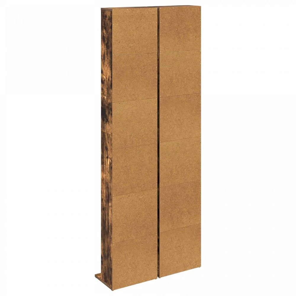 CD spinta 2 vnt. Dūminio ąžuolo 33 x 23,5 x 175 cm
