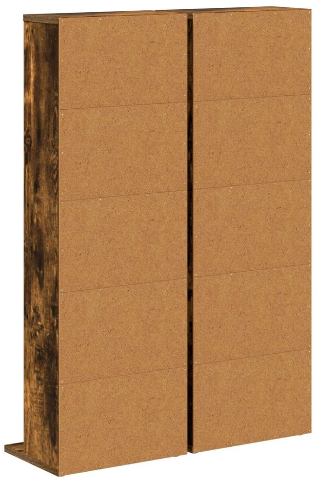 CD spinta 2 vnt. Dūminio ąžuolo 33 x 23,5 x 97,5 cm