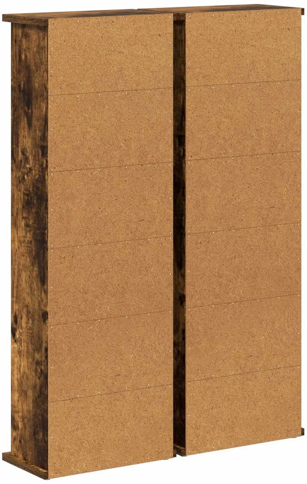 CD spinta 2 vnt. Dūminio ąžuolo 60 x 17 x 92 cm