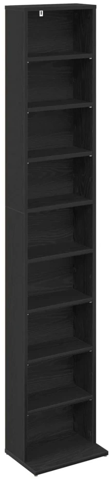 CD spinta 2 vnt. Juodojo ąžuolo 33 x 23,5 x 175 cm