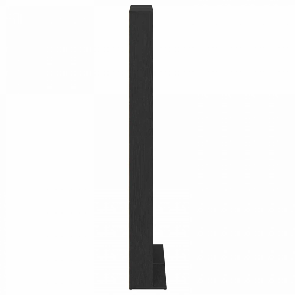 CD spinta 2 vnt. Juodojo ąžuolo 33 x 23,5 x 175 cm
