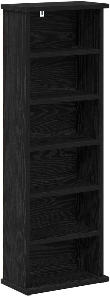 CD spinta 2 vnt. Juodojo ąžuolo 60 x 17 x 92 cm