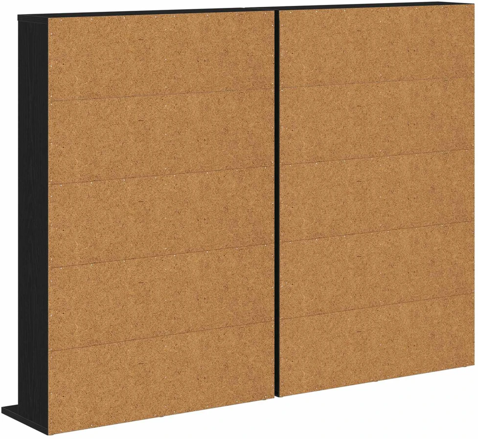 CD spinta 2 vnt. Juodojo ąžuolo 65 x 23,5 x 97,5 cm