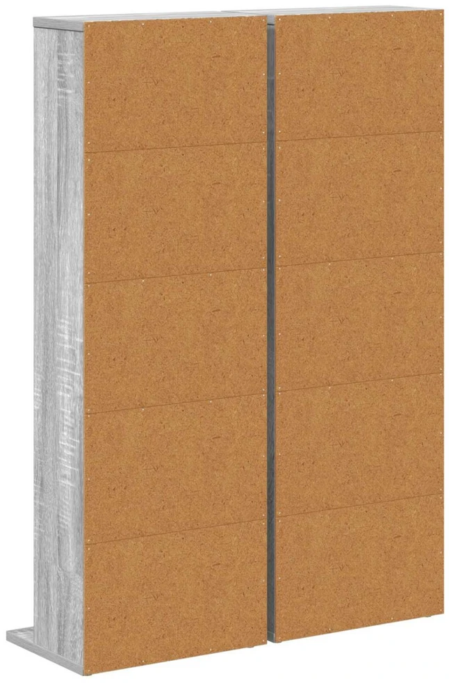 CD spinta 2 vnt. Pilka Sonoma 33 x 23,5 x 97,5 cm