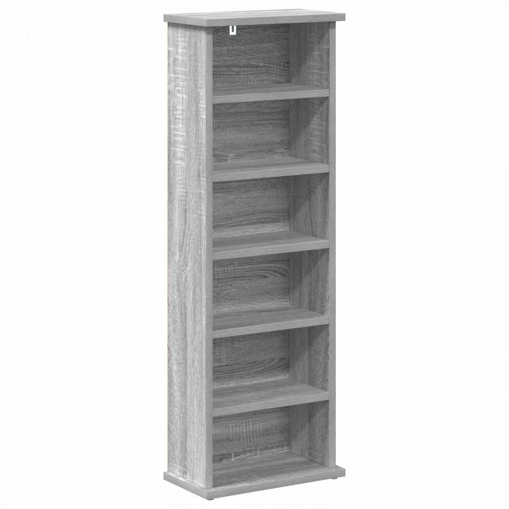 CD spinta 2 vnt. Pilka Sonoma 60 x 17 x 92 cm Apdirbta mediena
