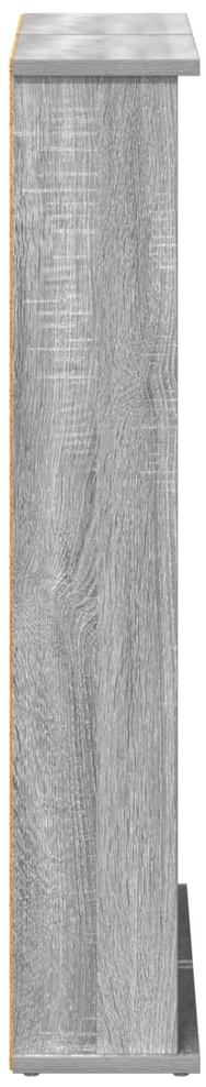 CD spinta 2 vnt. Pilka Sonoma 60 x 17 x 92 cm Apdirbta mediena