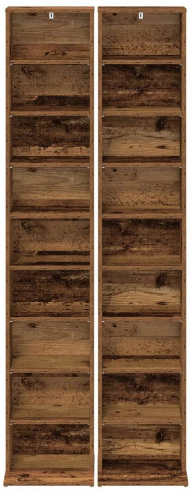CD spinta 2 vnt. Sendintos medienos 33 x 23,5 x 175 cm