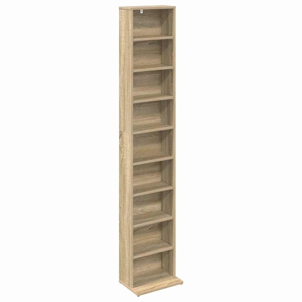 CD spinta 2 vnt. Sonoma ąžuolas 33 x 23,5 x 175 cm