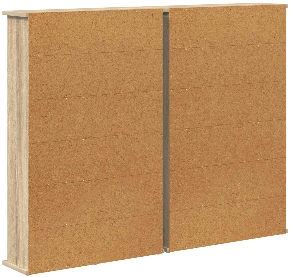 CD spinta 2 vnt. Sonoma ąžuolas 60 x 17 x 92 cm